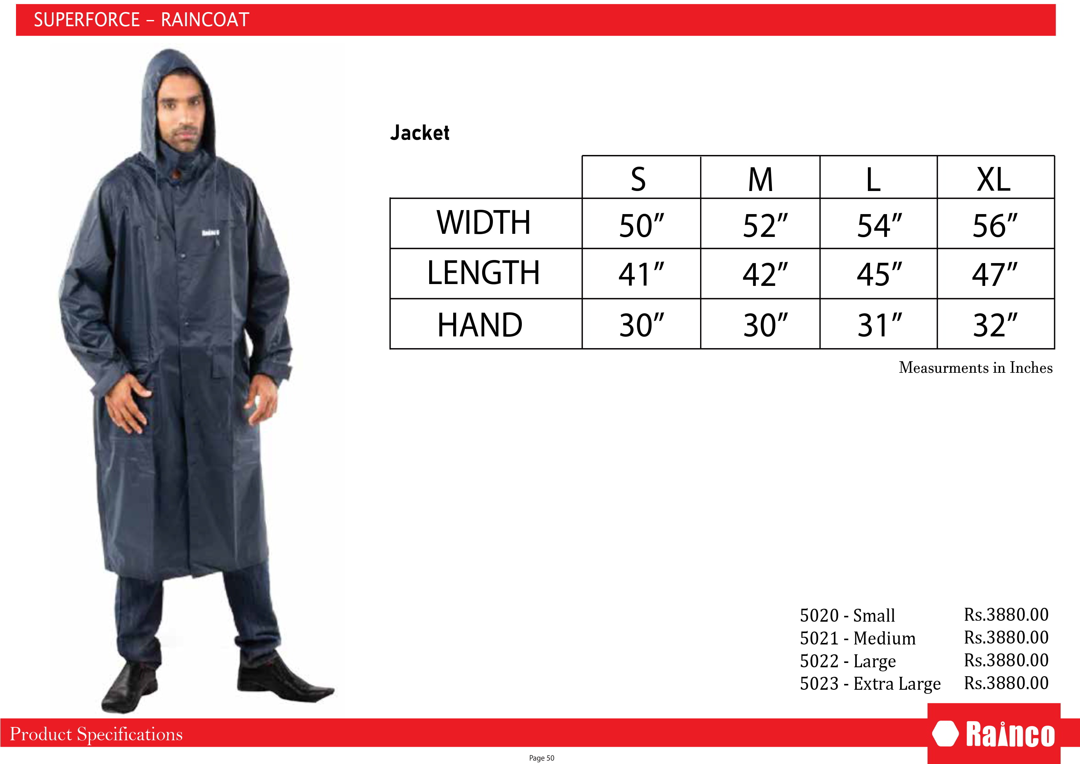 Rainco raincoat outlet