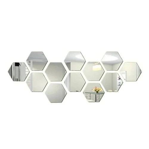 12ps wall mirror stickers